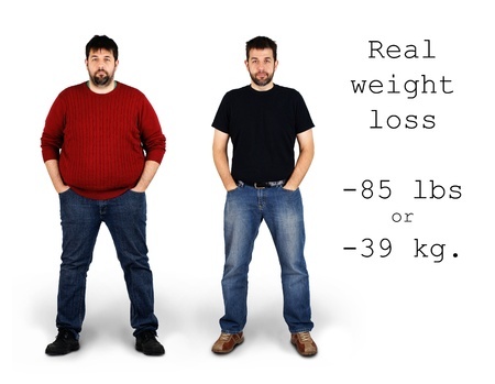 Man Losing Weight